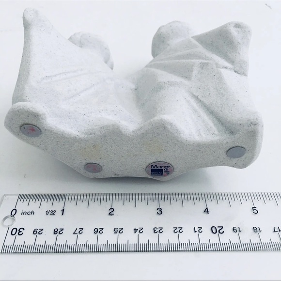 Vintage Marbell Stone Art Sculpture Belgium 2 People (5x3x4.5) MCM - Picture 4 of 7